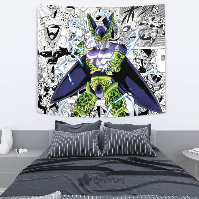 Perfect Cell Tapestry Custom Dragon Ball Anime Manga Room Decor 4 - PerfectIvy