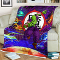 Piccolo Fleece Blanket Custom Dragon Ball Anime Galaxy Style 3 - PerfectIvy
