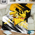 Pikachu Blanket Fleece Custom Pokemon Anime Bedding 2 - PerfectIvy