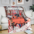 Pochita Blanket Custom Chainsaw Man Anime Bedding 3 - PerfectIvy