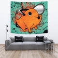 Pochita Tapestry Custom Chainsaw Man Anime Manga Room Decor 2 - PerfectIvy