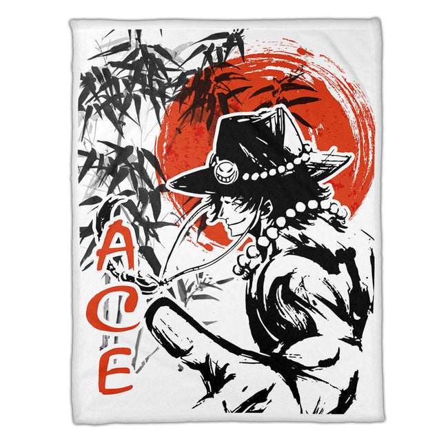 Portgas D. Ace Blanket Custom One Piece Manga Anime Bedding 3 - PerfectIvy