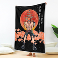 Portgas D. Ace Blanket Moon Style Custom One Piece Anime Bedding 2 - PerfectIvy