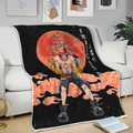 Portgas D. Ace Blanket Moon Style Custom One Piece Anime Bedding 3 - PerfectIvy