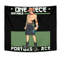 Portgas D. Ace Tapestry Custom One Piece Anime Room Decor 1 - PerfectIvy