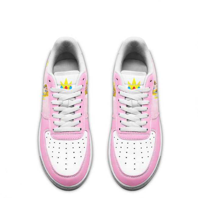 Princess Peach Super Mario Sneakers Custom For Gamer Shoes 4 - PerfectIvy