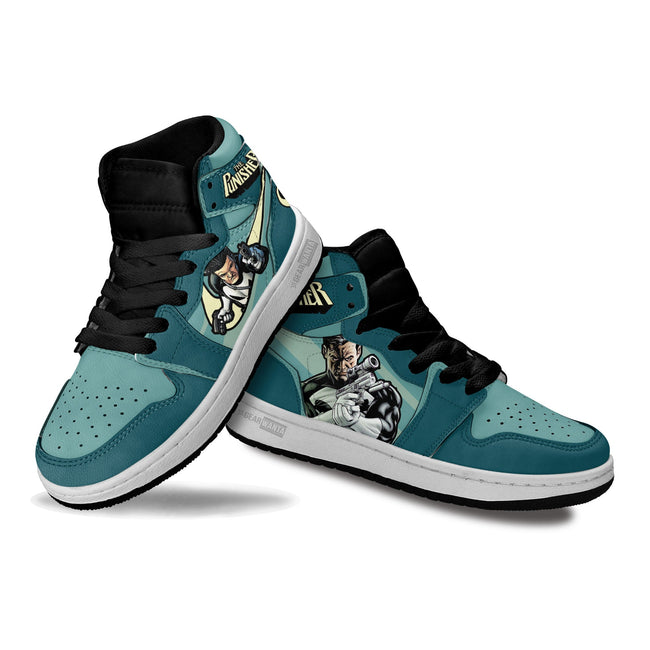 Punisher Kids JD Sneakers Custom Shoes For Kids 3 - PerfectIvy