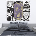 Purple Orca Tapestry Custom Black Clover Anime Manga Room Wall Decor 4 - PerfectIvy