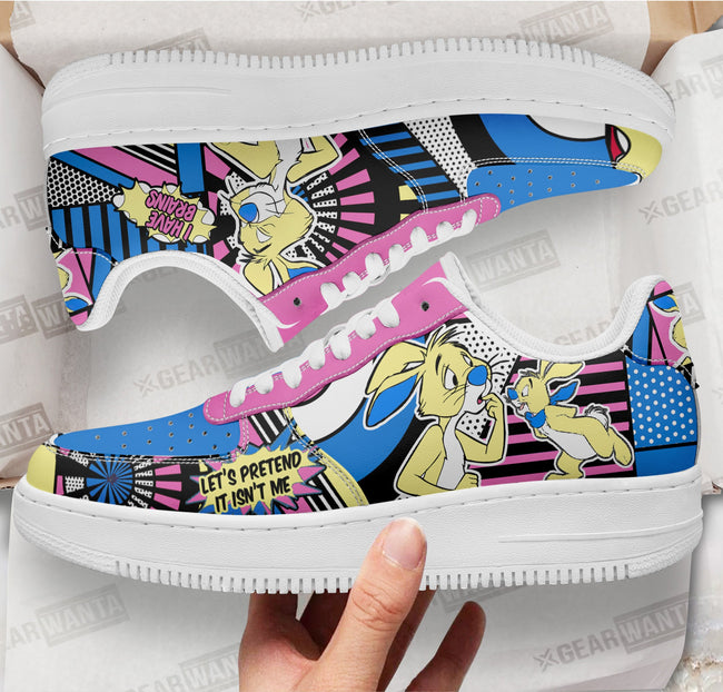 Rabbit Winnie The Pooh Sneakers Custom Comic Shoes 1 - PerfectIvy
