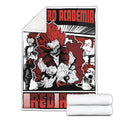 Red Riot Eijiro Kirishima Blanket Fleece Custom My Hero Academia Anime Bedding 4 - PerfectIvy