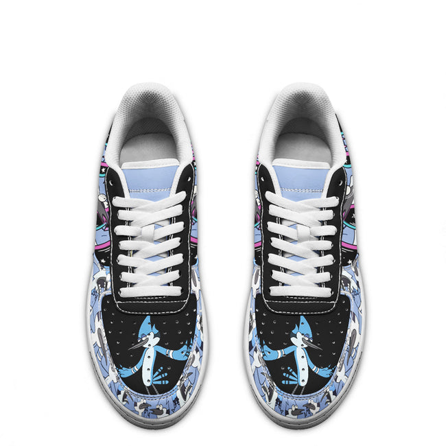 Regular Show Mordecai Sneakers Custom Shoes 2 - PerfectIvy