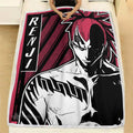 Renji Abarai Blanket Fleece Custom Bleach Anime Bedding 1 - PerfectIvy