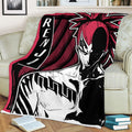 Renji Abarai Blanket Fleece Custom Bleach Anime Bedding 2 - PerfectIvy