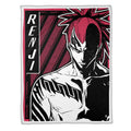 Renji Abarai Blanket Fleece Custom Bleach Anime Bedding 3 - PerfectIvy