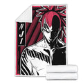Renji Abarai Blanket Fleece Custom Bleach Anime Bedding 4 - PerfectIvy