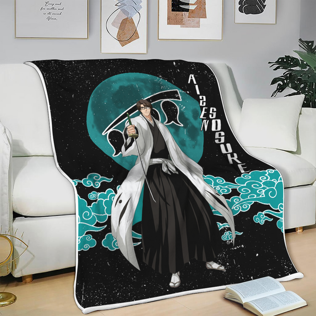 Renji Abarai Blanket Moon Style Custom Bleach Anime Bedding 3 - PerfectIvy