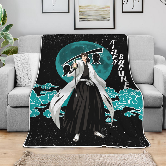 Renji Abarai Blanket Moon Style Custom Bleach Anime Bedding 4 - PerfectIvy
