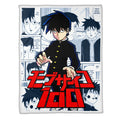 Ritsu Kageyama Blanket Fleece Custom Mob Psycho 100 Anime Bedding Room 4 - PerfectIvy