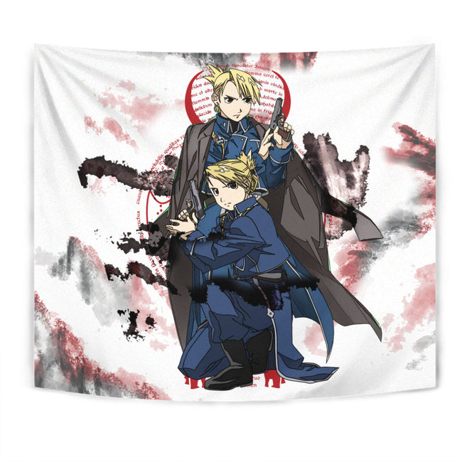 Riza Hawkeye Tapestry Custom Fullmetal Alchemist Anime Home Wall Decor For Bedroom Living Room 1 - PerfectIvy