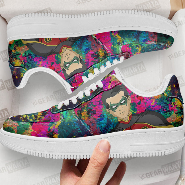 Robin Gotham Knights Custom Sneakers LT04 2 - PerfectIvy