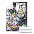Rohan Kishibe Blanket Fleece Custom JJBA Anime Bedding 4 - PerfectIvy