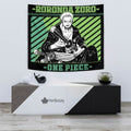Roronoa Zoro Tapestry Custom Manga Style One Piece Anime Room Decor 3 - PerfectIvy