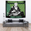 Roronoa Zoro Tapestry Custom Manga Style One Piece Anime Room Decor 4 - PerfectIvy