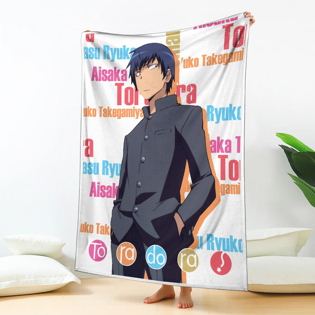 Ryuuji Takasu Blanket Custom Toradora Anime Bedding 2 - PerfectIvy