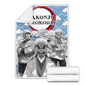 Sakonji Urokodaki Fleece Blanket Custom Demon Slayer Anime Uniform Mix Manga Style 2 - PerfectIvy