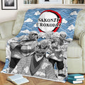 Sakonji Urokodaki Fleece Blanket Custom Demon Slayer Anime Uniform Mix Manga Style 3 - PerfectIvy
