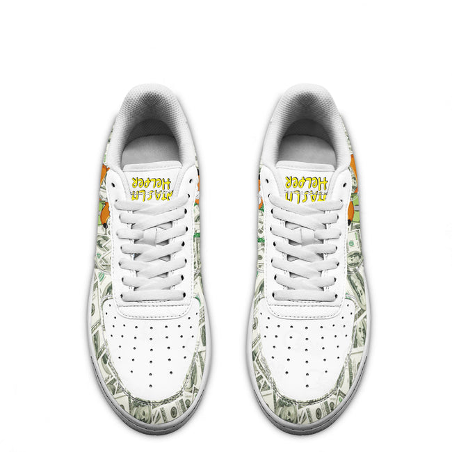 Santa's Little Helper Sneakers Custom Simpson Cartoon Shoes 4 - PerfectIvy