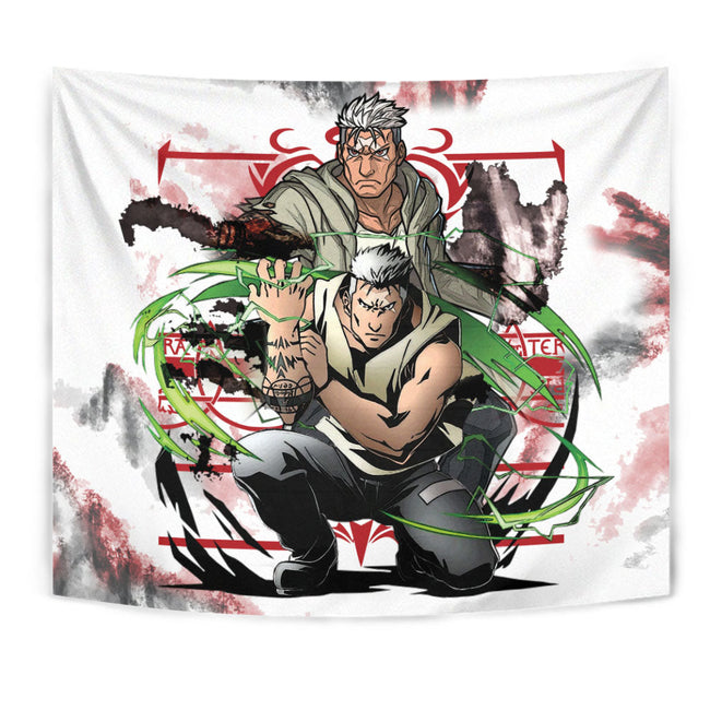 Scar Tapestry Custom Fullmetal Alchemist Anime Home Wall Decor For Bedroom Living Room 1 - PerfectIvy