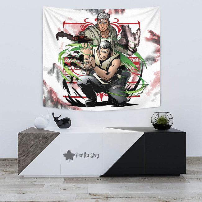 Scar Tapestry Custom Fullmetal Alchemist Anime Home Wall Decor For Bedroom Living Room 3 - PerfectIvy
