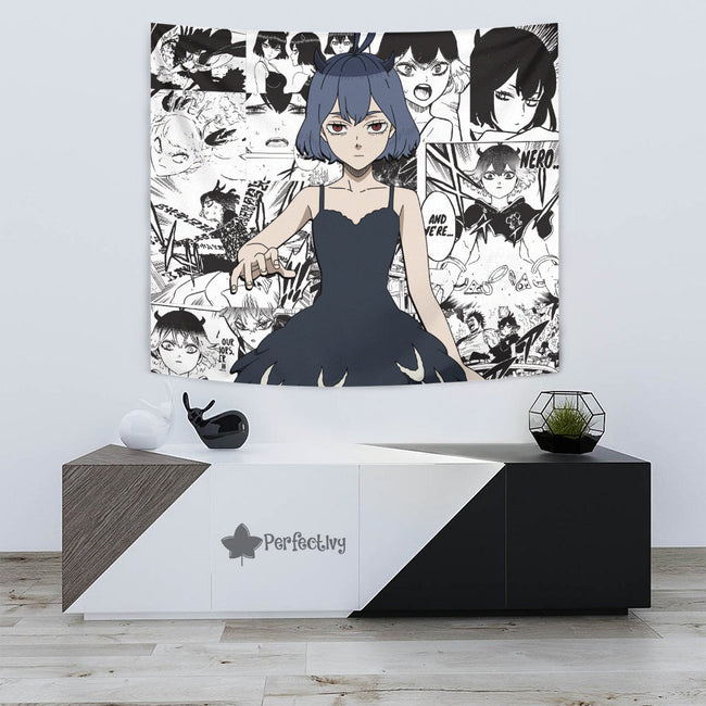 Secre Swallowtail Tapestry Custom Black Clover Anime Manga Room Wall Decor 3 - PerfectIvy