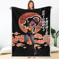 Shihouin Yoruichi Blanket Moon Style Custom Bleach Anime Bedding 1 - PerfectIvy