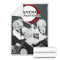Shinemi Shinasugawa Fleece Blanket Custom Demon Slayer Anime Uniform Mix Manga Style 2 - PerfectIvy
