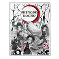 Shinobu Fleece Blanket Custom Demon Slayer Anime Uniform Mix Manga Style 1 - PerfectIvy