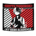 Shoto Todoroki Tapestry Custom My Hero Academia Anime Home Wall Decor For Bedroom Living Room 1 - PerfectIvy