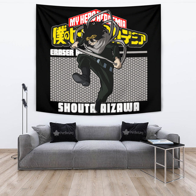 Shouta Aizawa Tapestry Custom My Hero Academia Anime Home Decor 2 - PerfectIvy