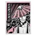 Shunsui Kyoraku Blanket Fleece Custom Bleach Anime Bedding 4 - PerfectIvy