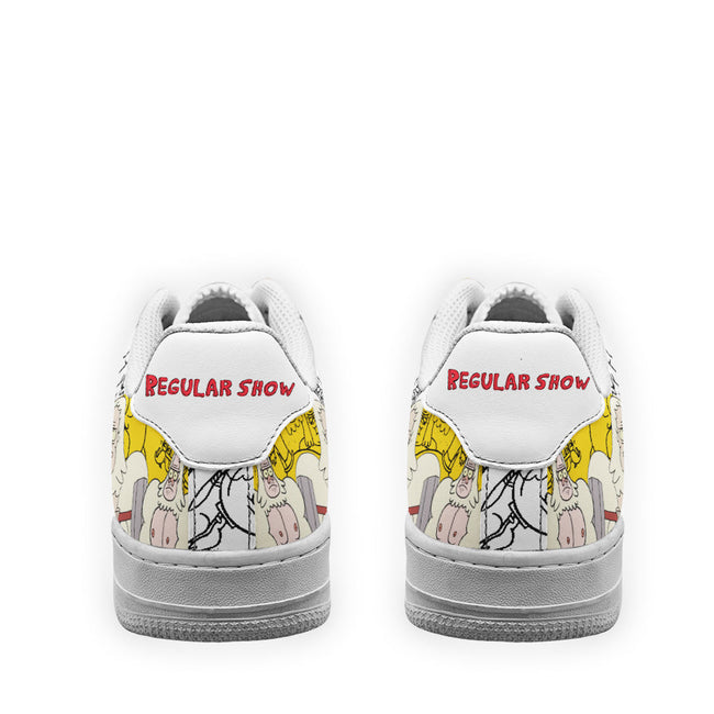 Skips Regular Show Sneakers Custom Cartoon Shoes 3 - PerfectIvy
