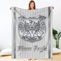 Sliver Eagle Magic Knights Blanket Custom Black Clover Anime Bedding 1 - PerfectIvy