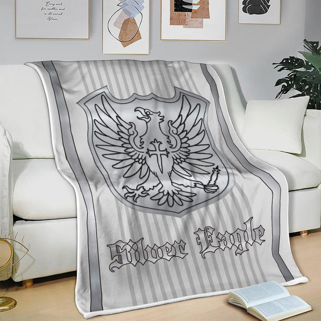 Sliver Eagle Magic Knights Blanket Custom Black Clover Anime Bedding 3 - PerfectIvy