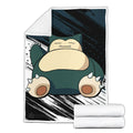 Snorlax Blanket Fleece Custom Pokemon Anime Bedding 4 - PerfectIvy