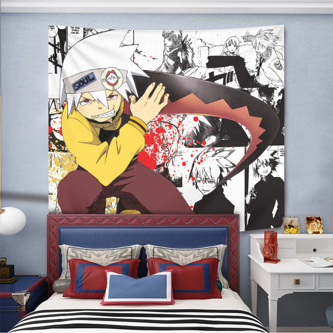 Soul Evans Tapestry Custom Soul Eater Manga Anime Room Decor 2 - PerfectIvy