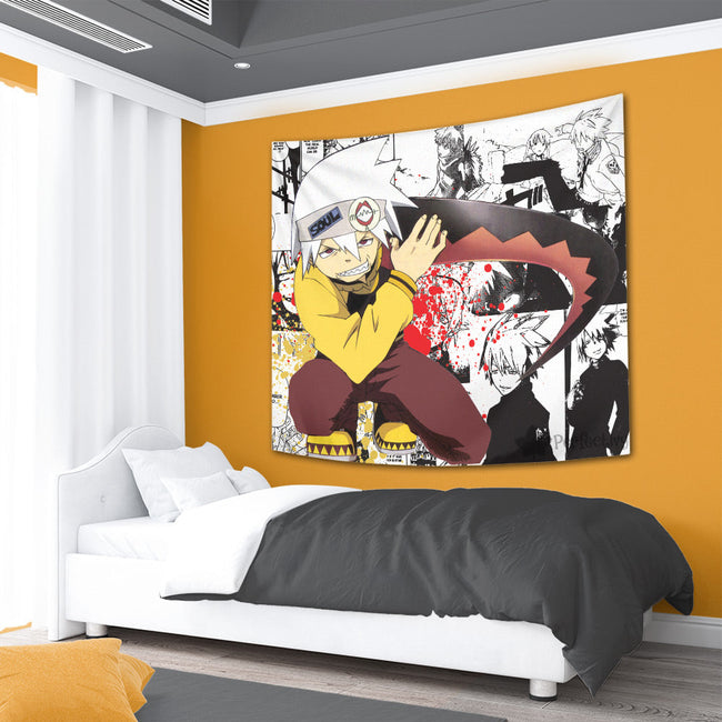 Soul Evans Tapestry Custom Soul Eater Manga Anime Room Decor 3 - PerfectIvy