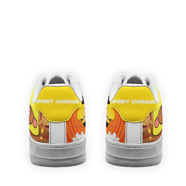 Speedy Gonzales Looney Tunes Custom Sneakers QD14 3 - PerfectIvy