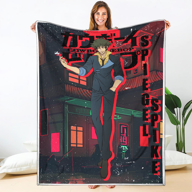 Spike Spiegel Blanket Custom Cowboy Bebop Anime Bedding 1 - PerfectIvy