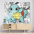 Squirtle Tapestry Custom Pokemon Manga Anime Room Decor 1 - PerfectIvy