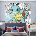 Squirtle Tapestry Custom Pokemon Manga Anime Room Decor 2 - PerfectIvy